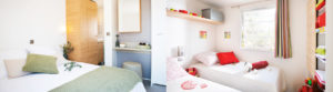 Mobile-home en famille au camping de Naussac