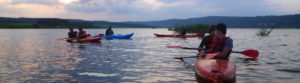 Activité aquatique en Lozère au camping les Sous-bois du lac