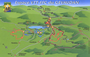 Carte VTT Gévaudan
