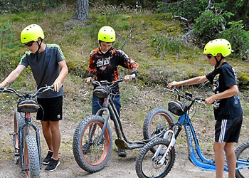 Balade en trottinette électrique en Lozère